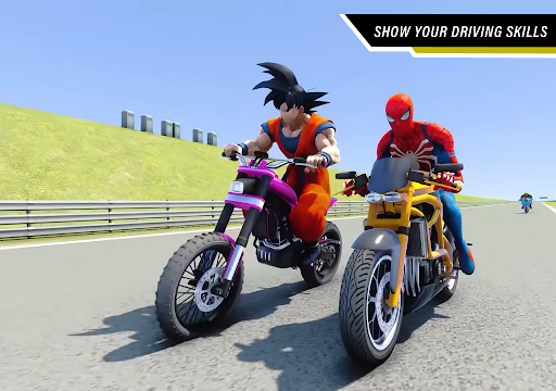 Spider Tricky Bike Stunt Race - Image screenshot of android app