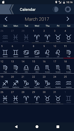 The Moon - Phases Calendar - عکس برنامه موبایلی اندروید