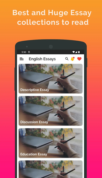 English Essays - عکس برنامه موبایلی اندروید
