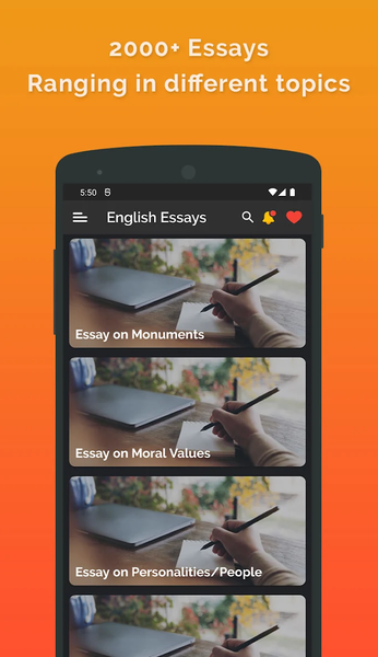 English Essays - عکس برنامه موبایلی اندروید