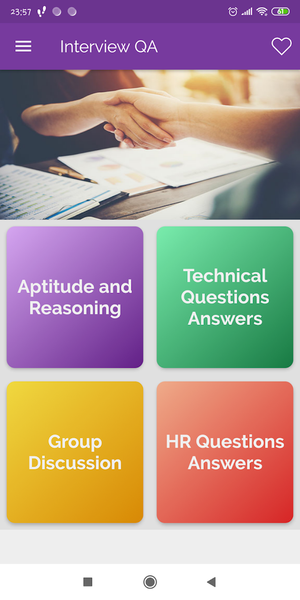 HR Interview Questions and Ans - Image screenshot of android app