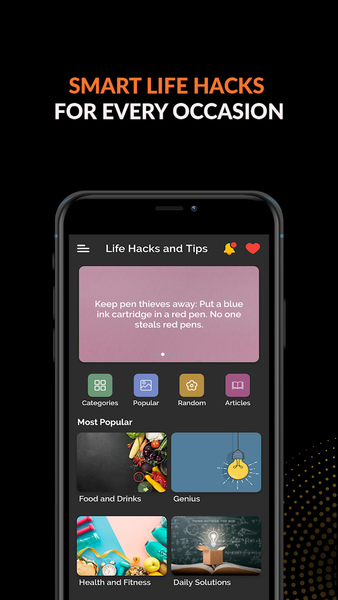 Brilliant Life Hacks and Tips - عکس برنامه موبایلی اندروید