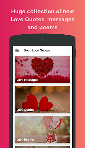 Deep Love Quotes and Messages - Image screenshot of android app