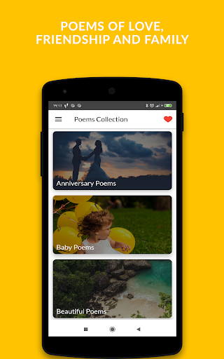 All Poems : Poetry Collections - Image screenshot of android app