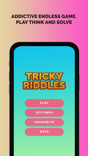 Tricky Riddles with Answers - Gameplay image of android game