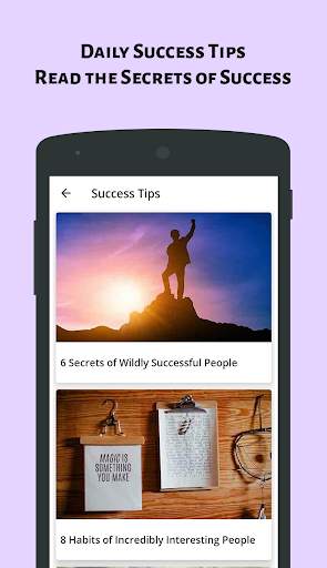 Success Mindset:Books & Quotes - Image screenshot of android app