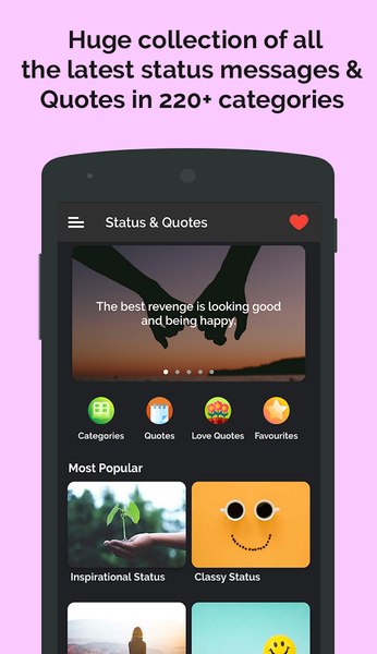 All Status Messages & Quotes - Image screenshot of android app