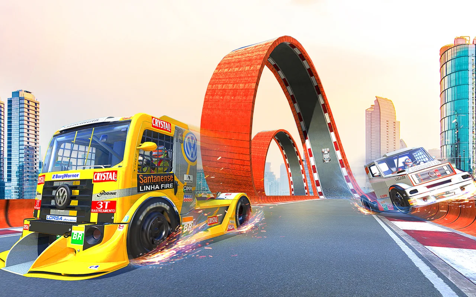Extreme GT Truck Stunts Tracks - عکس برنامه موبایلی اندروید