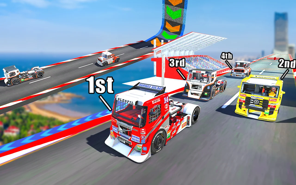 Extreme GT Truck Stunts Tracks - عکس برنامه موبایلی اندروید