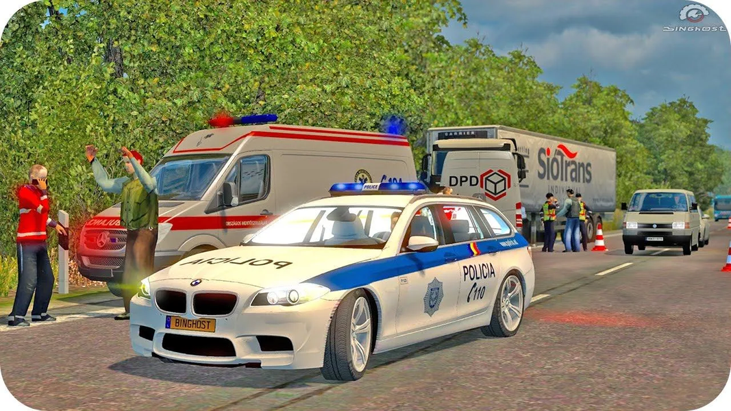 Police Cop Simulator Game 3D - Gameplay image of android game