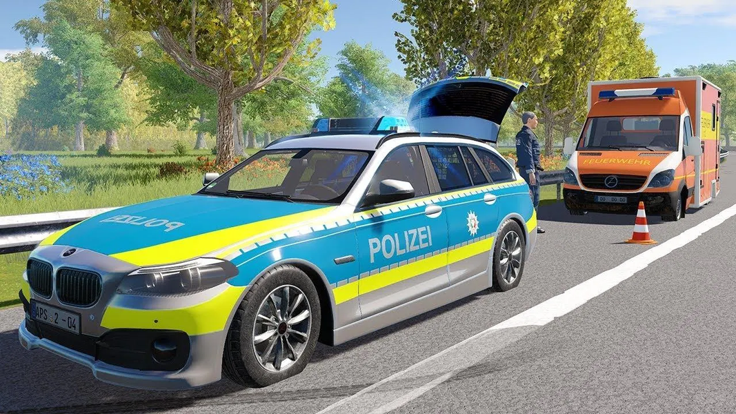 Police Cop Simulator Game 3D - Gameplay image of android game