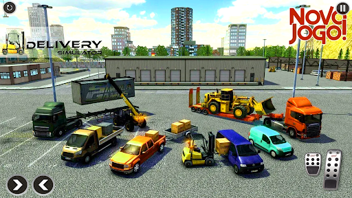 US Forklift Simulator Game JCB - Gameplay image of android game