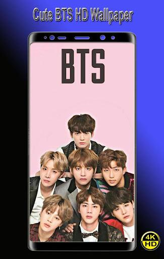 Cute BTS HD Wallpaper 4K - Image screenshot of android app