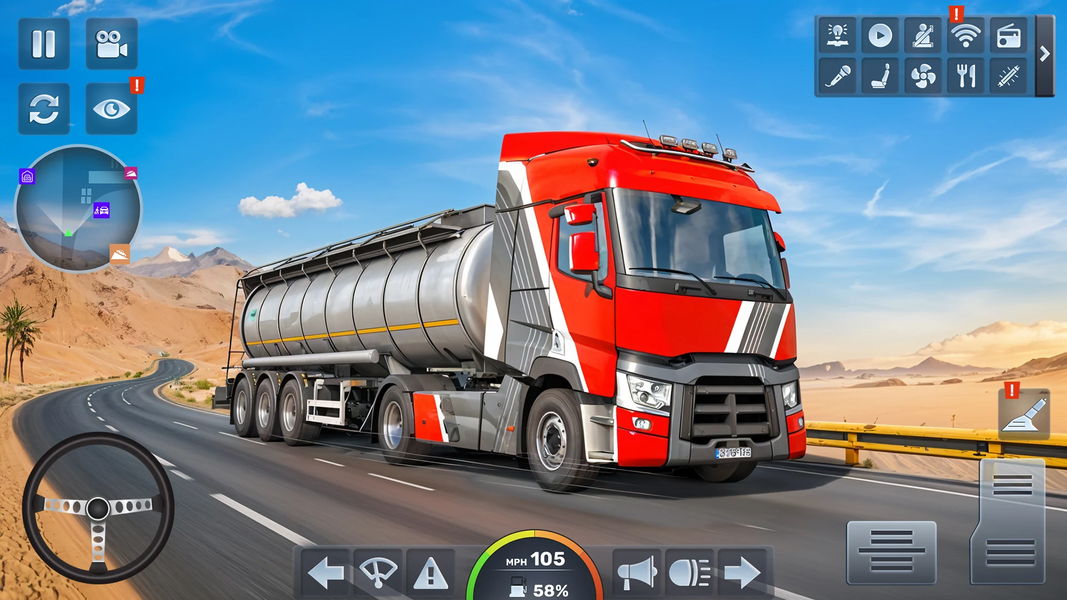 Highway Truck Simulator - عکس بازی موبایلی اندروید