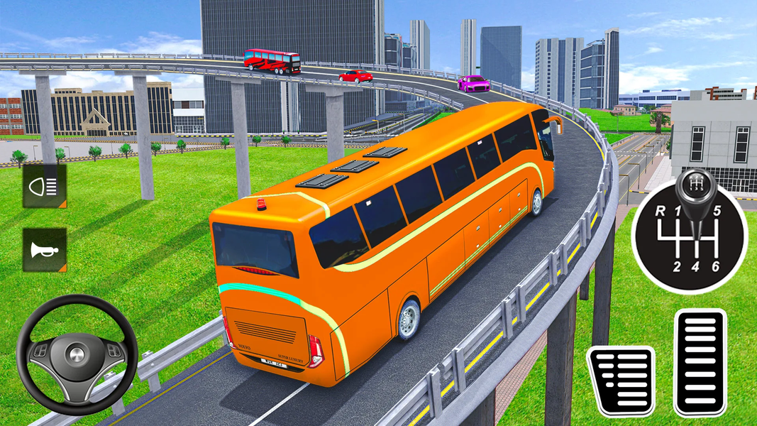 Real Bus Simulator: WW BusTour - Gameplay image of android game