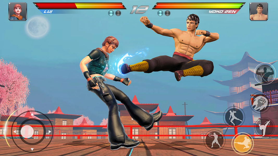 Karate Legends: Fighting Games - Gameplay image of android game