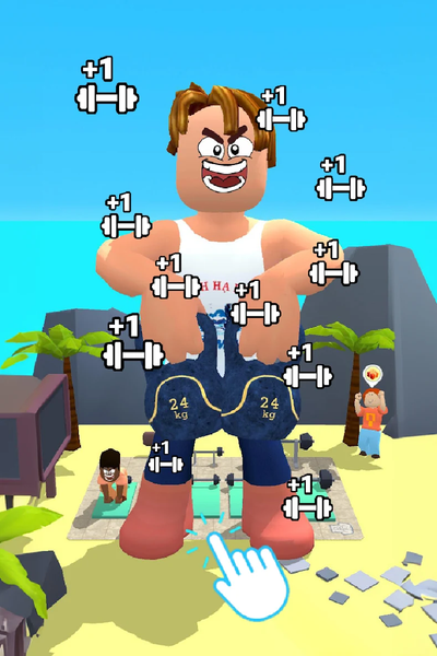 Gym Workout Clicker: Muscle Up - عکس بازی موبایلی اندروید