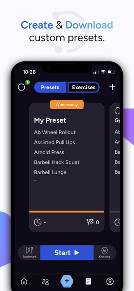 Liftoff - Ranked Gym Workouts - Image screenshot of android app