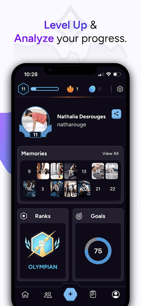 Liftoff - Ranked Gym Workouts - Image screenshot of android app