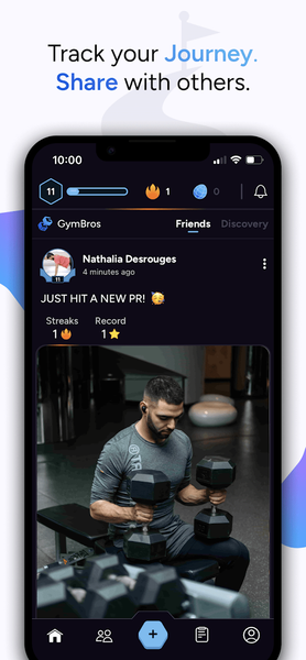 Liftoff - Ranked Gym Workouts - Image screenshot of android app