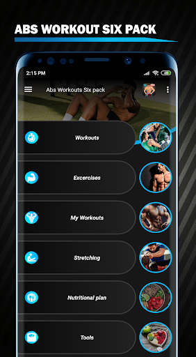 Abs Workout - 6 pack and Lose Belly Fat in 30 Days - Image screenshot of android app