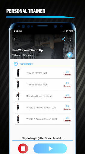 Warm Up Exercises Before Worko - عکس برنامه موبایلی اندروید