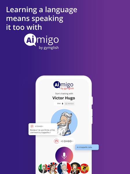 Aimigo Language Coach - Image screenshot of android app