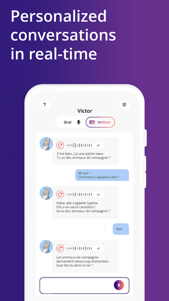 Aimigo Language Coach - Image screenshot of android app