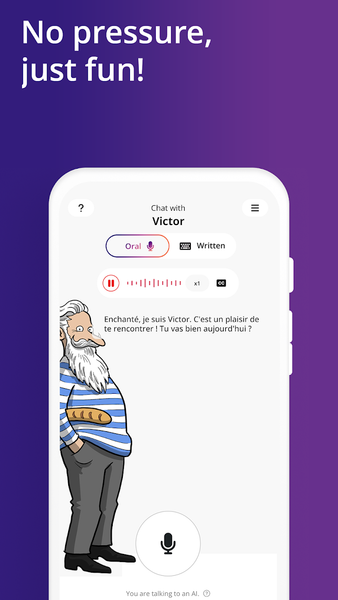 Aimigo Language Coach - Image screenshot of android app