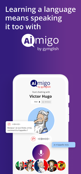 Aimigo : Learn a language - عکس برنامه موبایلی اندروید