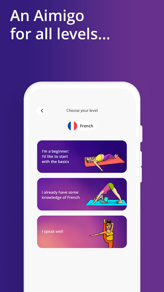 Aimigo Language Coach - Image screenshot of android app