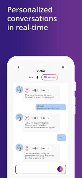 Aimigo Language Coach - Image screenshot of android app