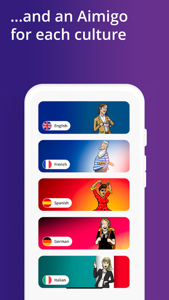 Aimigo Language Coach - Image screenshot of android app