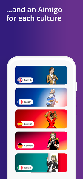 Aimigo Language Coach - Image screenshot of android app