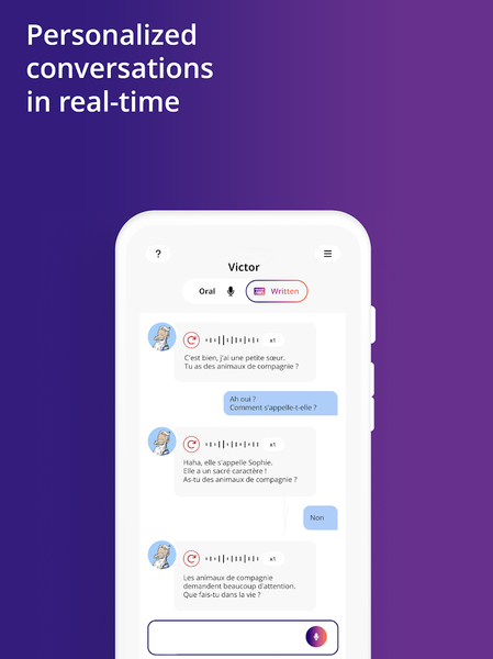 Aimigo Language Coach - Image screenshot of android app