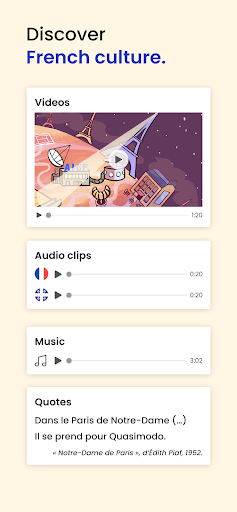 French lessons - Frantastique - Image screenshot of android app