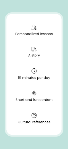 Gymglish: Learn a language - Image screenshot of android app