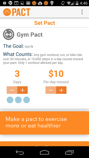 Pact - Image screenshot of android app