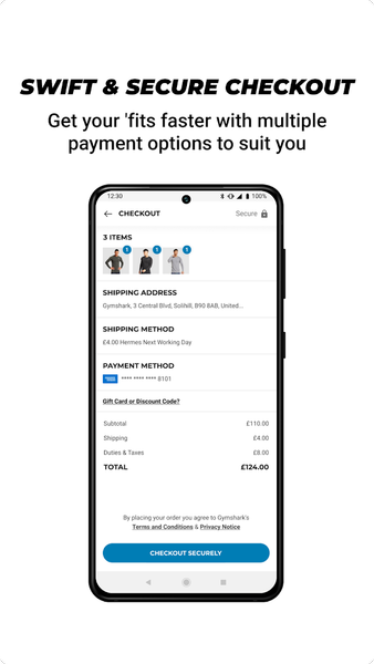 Gymshark: Shop Gym Clothes - Image screenshot of android app