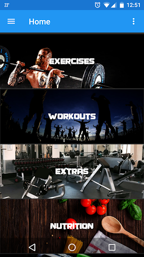 GYM Trainer fit bodybuilding - Image screenshot of android app