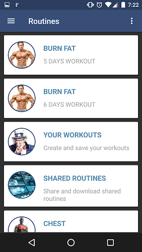 GYM Trainer fit bodybuilding - Image screenshot of android app