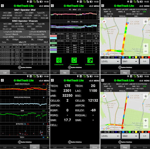 G-NetTrack Lite - Image screenshot of android app