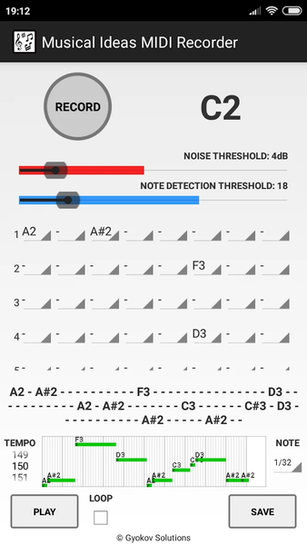Musical Ideas MIDI Recorder - عکس برنامه موبایلی اندروید