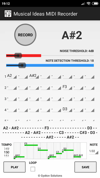 Musical Ideas MIDI Recorder - عکس برنامه موبایلی اندروید