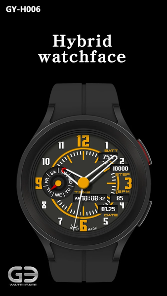 GYH۰۰۷: Hybrid watchface - عکس برنامه موبایلی اندروید