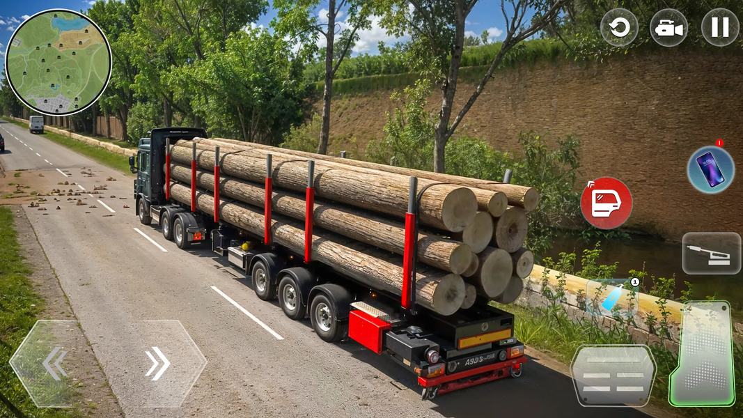 US Mega Truck Driving Games ۳D - عکس بازی موبایلی اندروید