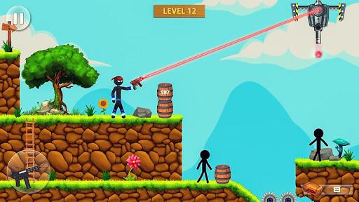 Stick Man: Shooting Game - Gameplay image of android game