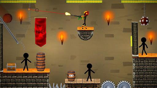 Stick Man: Shooting Game - Gameplay image of android game