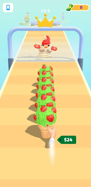 Ice Cream Stack - Gameplay image of android game
