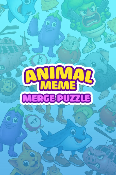 Animal Meme - Merge Puzzle - عکس بازی موبایلی اندروید